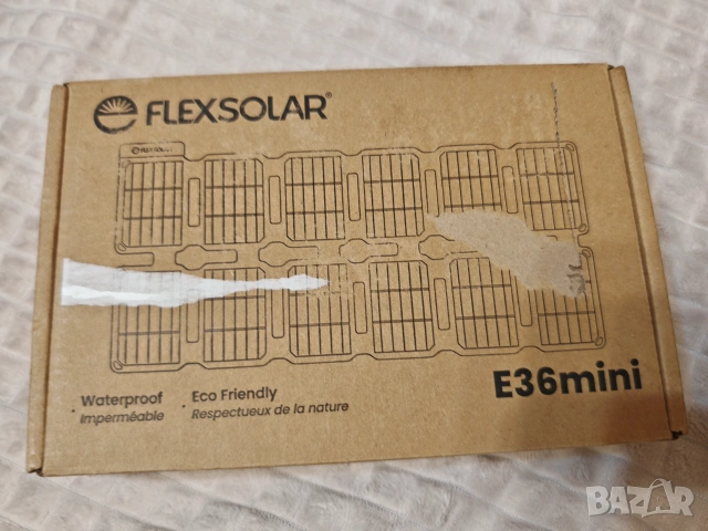 Сгъваем соларен панел FlexSolar E36 Mini 36W USB-C USB, снимка 4 - Друга електроника - 54963856