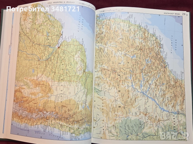 Голям атлас на света / Reader's Digest Bartholomew Illustrated Atlas of the World, снимка 12 - Пътеводители, карти и атласи - 54960093