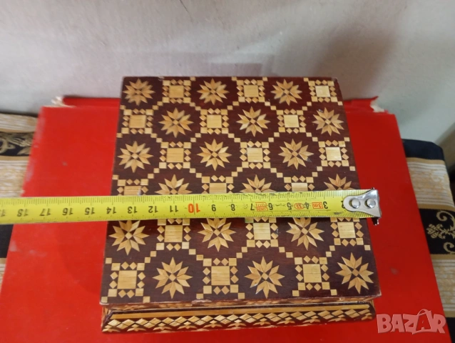 Винтидж дървена кутия за цигари, снимка 3 - Други ценни предмети - 54215572