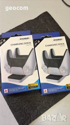 DOBE Double joystick charging dock PS5 (Нов, Комплект,5V/2A) , снимка 3 - Аксесоари - 55640608