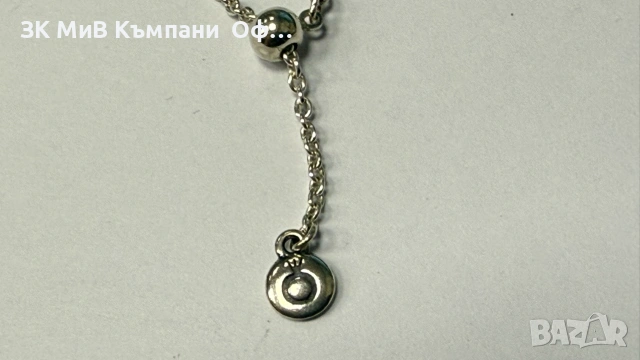 Сребърно колие Pandora, снимка 4 - Колиета, медальони, синджири - 55275138