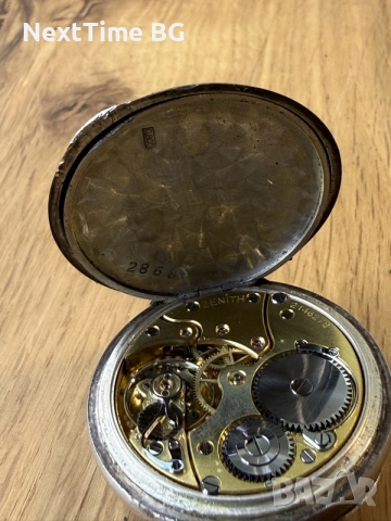 Винтидж сребърен джобен часовник Zenith 0.800 (Grand Prix Paris 1900), снимка 10 - Джобни - 55562754