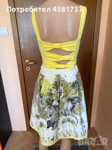 Пола с уникален jungle десен Essentiel Antwerp , размер М/ L(40), снимка 7 - Поли - 54550731