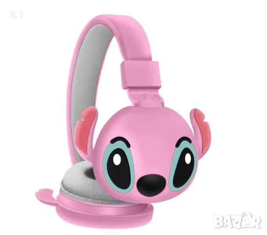 Безжични Bluetooth Слушалки Лило и Стич Stitch с вграден микрофон Lilo Stitch

, снимка 4 - Bluetooth слушалки - 55485749