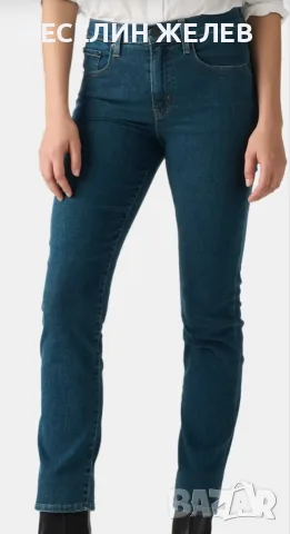 Чисто нови ОРИГИНАЛНИ дамски дънки Levi's 724 High-Rise Slim Straight, размер W31/L32, снимка 2 - Дънки - 55543247