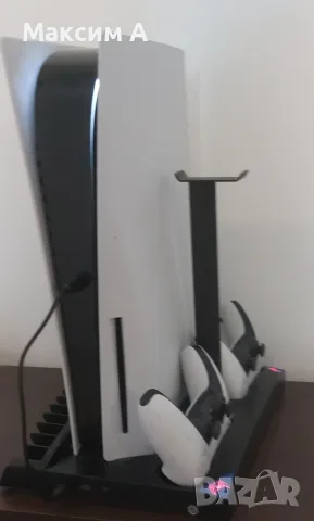 PlayStation 5 (Дискова) + 3 Джойстика + ВЕЧНИ Стиви GuliKit TMR + Стойка