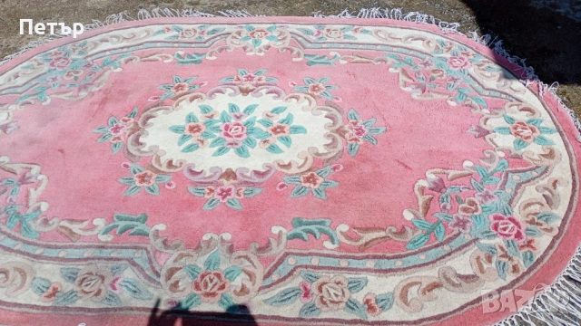 Килим елипса с ресни, снимка 7 - Килими - 54900145