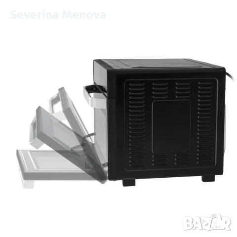 Многофункционален фритюрник с горещ въздух 30L - Мощна 2200W фурна с конвекция, 24 програми, снимка 3 - Фритюрници - 55470728