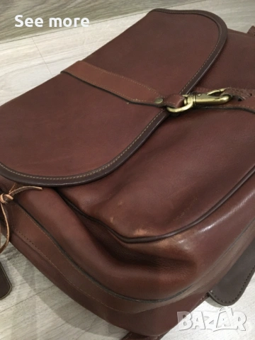 HARTMANN Unisex Винтидж чанта кожа, снимка 8 - Чанти - 54001382