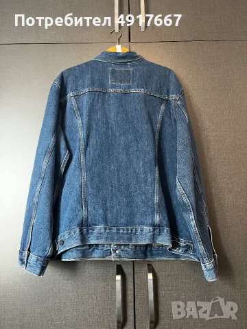 Дънково яке LEVI's, тип "тръкър", ново, снимка 3 - Якета - 55651686