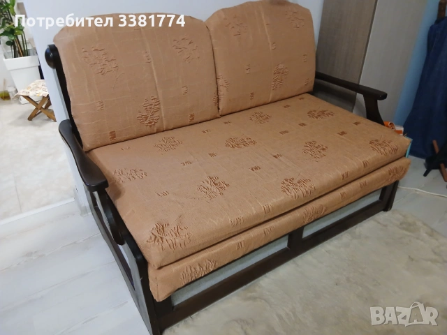 Продавам двуместен диван, снимка 2 - Дивани и мека мебел - 54396020