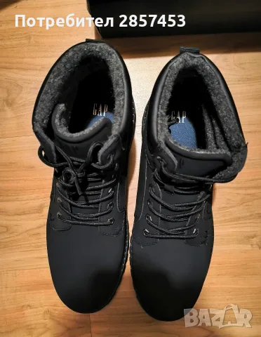 GAP Westport Mid II мъжки боти EU 46 – черни, с връзки, снимка 5 - Мъжки боти - 55418750