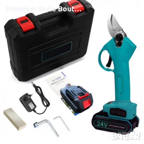 Акумулаторна безчеткова ножица в комплект с 2 батерии и куфар - компактна и прецизна, снимка 2 - Друга електроника - 53970993