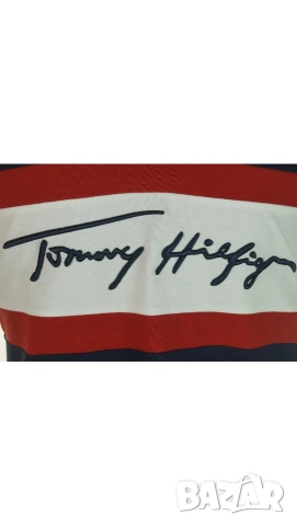 Оригинална мъжка тениска с яка Tommy Hilfiger, размер S, снимка 6 - Тениски - 55207475