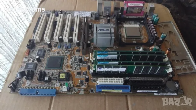 Дънна платка Asus P4C800 Deluxe Socket 478 CPU+FAN+RAM+LAN, снимка 6 - Дънни платки - 55514248