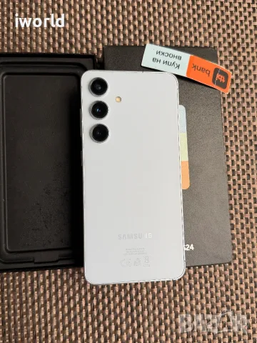 8/256gb❗️SAMSUNG S24 ❗️лизинг от 13€/мес ❗️ КАТО НОВ❗️ Sapphire Blue , снимка 2 - Samsung - 55663511