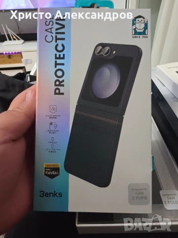 Benks кейс за Samsung Z Flip 6, снимка 3 - Калъфи, кейсове - 54497528