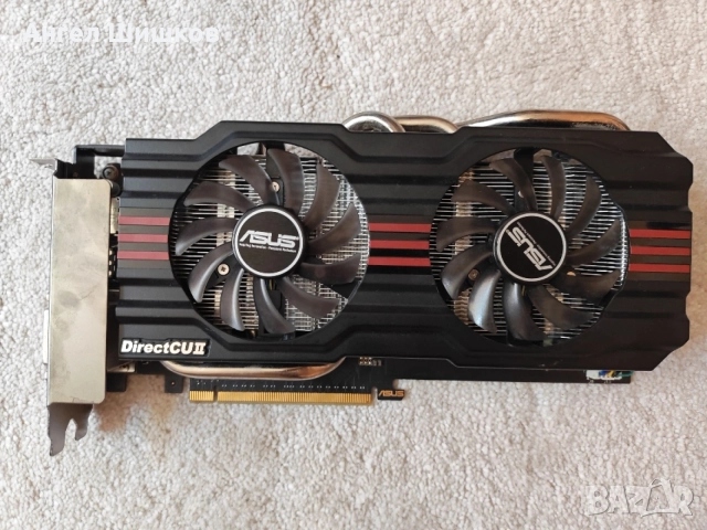 Видеокарта Asus GTX 660 2GB 2048MB GDDR5 192bit, снимка 2 - Видеокарти - 55680055