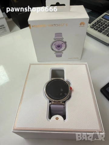 Смарт часовник Huawei Watch GT 6, 41MM, Steel Stainless Steel Case, Purple Fluoroelastome, снимка 3 - Смарт часовници - 54676826