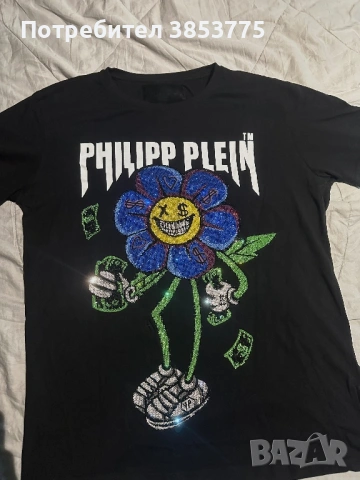 Тениска Philipp Plein, снимка 2 - Тениски - 54930193