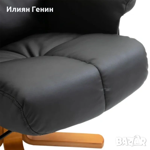 Масажен стол HOMCOM с табуретка, 145° накланящ се, снимка 5 - Дивани и мека мебел - 54086372