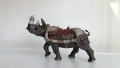 Schleich, vintage, екшън фигури , модел боен слон и боен носорог , снимка 11