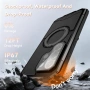 R-JUST Life Водоустойчив и прахоустойчив MagSafe калъф за Samsung Galaxy S26 Ultra 5G със стойка – Ч, снимка 4