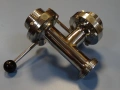 кран спирателен ръчен неръждаем Acta Laval T-port diver valve AISI 304, снимка 4