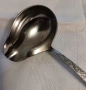 Ретро руски (СССР) черпак за сос. Двустранно гравирана дръжка, снимка 3