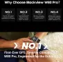 Blackview W80 PRO Смарт Часовник GPS Фенер СърдеченРитъм КръвнаСатурация Сън Крачкомер Фитнес Тракер, снимка 17