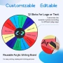 Колело на късмета въртящо се колело за томбола/игра с маркери и стойка (Prize Wheel), снимка 7