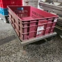 Индустриални колички за каси от нераждавейка с 6 бр. Полиамидни колела, снимка 4
