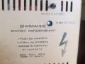 Стар колекционерски български лампов телевизор с покривало и крака., снимка 13