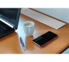 разклонител за вграждане/3 гнезда/15W безжично зарядно/2 USB-C PD 30 W/2 USB-A порта, Inox капак, снимка 2