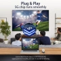 Безжичен HDMI предавател и приемник, разстояние на предаване 50 м, двоен екран, plug and play, прием, снимка 4
