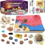 Oбразователна STEM играчка Комплектът за разкопки PIBEX Volcano & Ocean Fossil Dig Kit, снимка 1