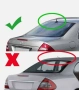 Спойлер за задно стъкло Mercedes E-class w211 (02-07) черен глнац, снимка 3