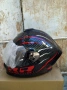Мото каска Dual Visor – Интегрална Racing каска за мотор атв, сутер колело байк, тротинетка с карбон, снимка 6