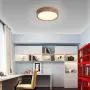 LED панел/плафон за таван с дървена рамка и CCT (смяна на температурата на светлината) 30 см, 24W, снимка 4