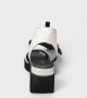 Дамски кожени сандали на платформа бели 20616-1465 white, снимка 4