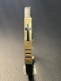 Силиконова гривна със златен кръст 585 14 карата zlatna grivna krast gold, снимка 2