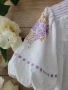 Лятна блуза памучна материя с красиви бродетии CREAM, снимка 5