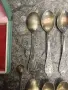 2 бр. Сребърен комплект лъжици проба 925 със златно покритие и сертификат за качество !, снимка 6