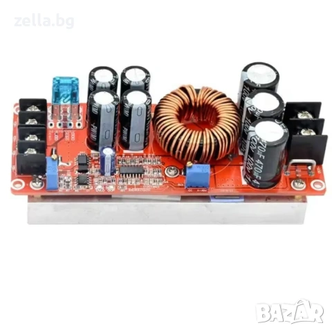 DC-DC Step-Up Boost конвертор 12V-60V 1200W 20A – Регулируем повишаващ модул за соларни 10296, снимка 10 - Друга електроника - 54663143