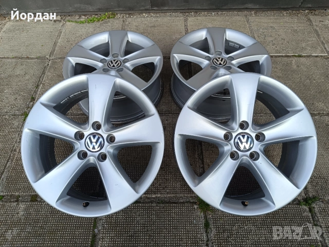 ОРИГИНАЛНИ джанти 17 ' цола 5x112 ФОЛКСВАГЕН / Volkswagen 57,1 ET39, снимка 3 - Гуми и джанти - 54568727
