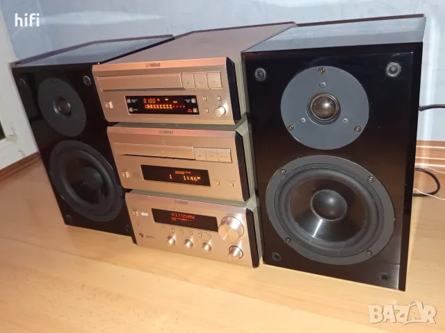 Аудиосистема Yamaha RX-E400, CDX-E400, KX-E300, NS-E400, снимка 4 - Аудиосистеми - 55564960