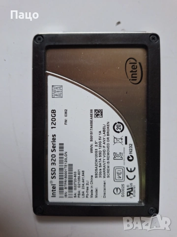 Intel SSD  320 Series 120GB, снимка 5 - Лаптоп аксесоари - 54168456