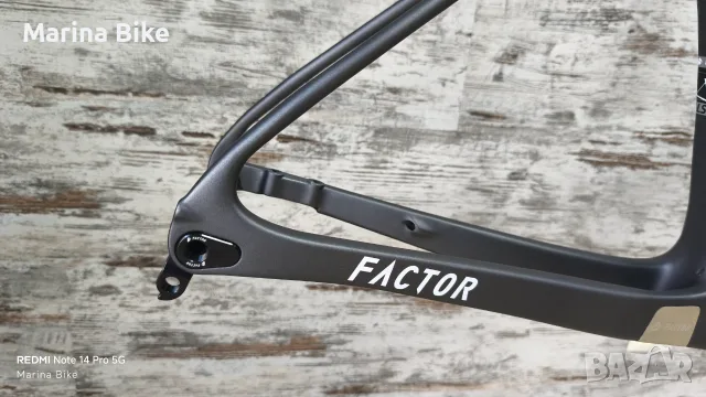 НОВА карбонова рамка Factor LS Gravel CeramicSpeed | 49, снимка 4 - Части за велосипеди - 55562456