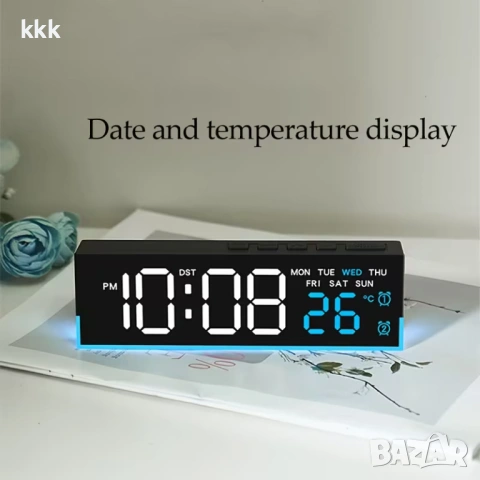 LED цифров часовник, снимка 3 - Други - 54224313