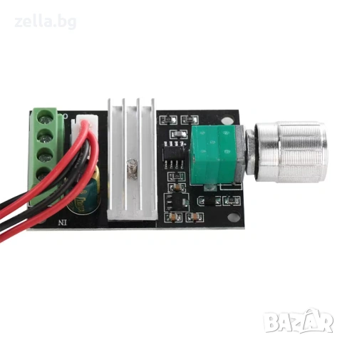 PWM DC контролер за мотор 6V 12V 24V 3A – Регулатор на скоростта с бутон за реверс 10443, снимка 13 - Друга електроника - 54703125